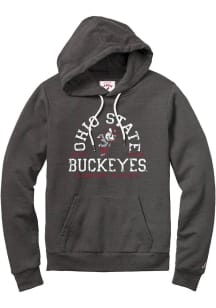 Womens Black Ohio State Buckeyes Victory Springs Hooded Sweatshirt