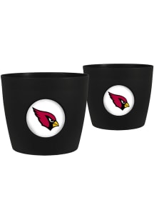 Arizona Cardinals Button Pot 2 Pack Pots