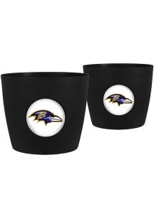 Baltimore Ravens Button Pot 2 Pack Pots