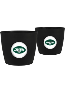 New York Jets Button Pot 2 Pack Pots