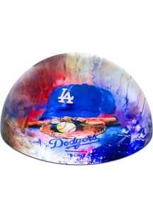 Los Angeles Dodgers Blue Glass Dome Paperweight Paper Weight