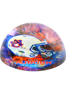Auburn Tigers Navy Blue Glass Dome Paperweight Paper Weight
