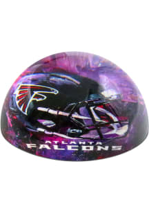 Atlanta Falcons Black Glass Dome Paperweight Paper Weight
