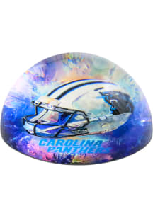 Carolina Panthers Black Glass Dome Paperweight Paper Weight