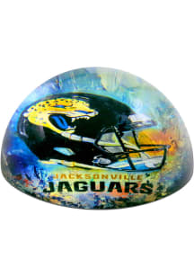 Jacksonville Jaguars Black Glass Dome Paperweight Paper Weight