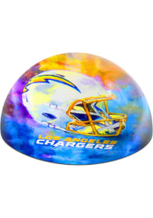 Los Angeles Chargers Blue Glass Dome Paperweight Paper Weight