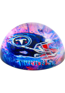 Tennessee Titans Blue Glass Dome Paperweight Paper Weight