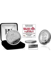 Ohio State Buckeyes 2024 Football National Champions Silver Plated Coin