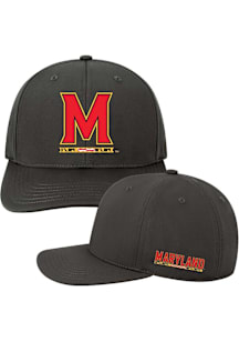 Back Nine Stretch Fit Maryland Terrapins Flex Hat - Black