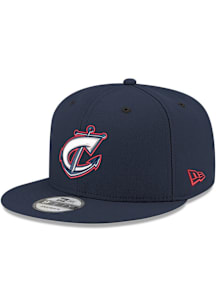 New Era Columbus Clippers Navy Blue C Anchor Logo GCP 9FIFTY Mens Snapback Hat