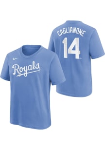 Jac Caglianone Kansas City Royals Youth Light Blue Home NN Player Tee