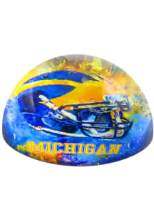 Michigan Wolverines Blue Dome Paper Weight