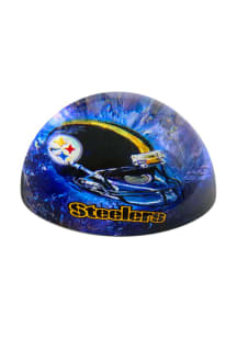 Pittsburgh Steelers Black Dome Paper Weight
