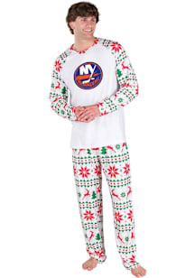 Concepts Sport New York Islanders Mens White Holiday Tidings Sleep Pants