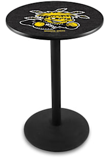 Wichita State Shockers Black Round Base Pub Table