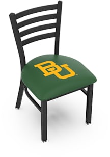 Baylor Bears Stationary Black Wrinkle Finish Pub Stool - Black