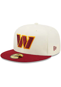 New Era Washington Commanders Mens White GCP 59FIFTY Fitted Hat