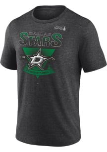 Dallas Stars Charcoal 2025 Playoff Participant Short Sleeve Fashion T Shirt