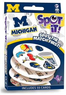 Navy Blue Michigan Wolverines Spot It! Game