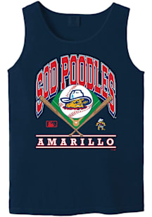 Summit Sportswear Amarillo Sod Poodles Blue Homefield Short Sleeve T Shirt