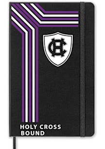 Holy Cross Crusaders School Bound team logo Notebook and Folder - Black