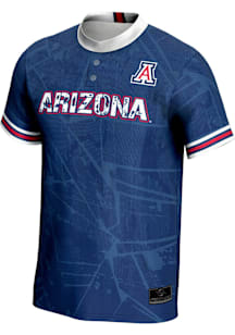 ProSphere Arizona Wildcats Mens Navy Blue Vigor Baseball Jersey