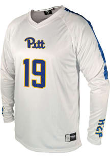 Dagmar Mourits Genuine Collective Mens White Pitt Panthers NIL Jersey
