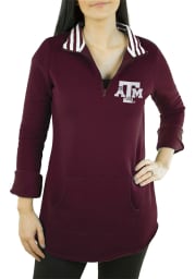Gameday Couture Texas A&M Aggies Womens Maroon Tunic Fleece 1/4 Zip Pullover
