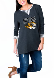 Gameday Couture Missouri Tigers Womens Charcoal Youll Be Back Long Sleeve Womens Crew