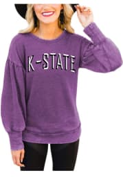Gameday Couture K-State Wildcats Womens Purple Good Going Crew Sweatshirt