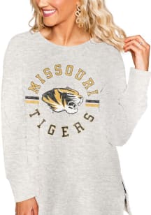 Gameday Couture Missouri Tigers Womens Grey Hide and Chic Crew Sweatshirt