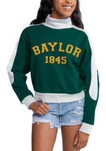Gameday Couture Baylor Bears Womens Green Make It A Mock Crew Sweatshirt