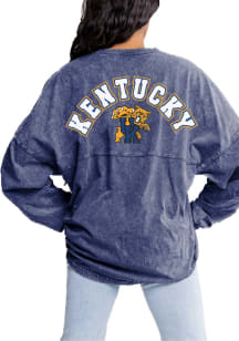Gameday Couture Kentucky Wildcats Womens Blue Must Have LS Tee