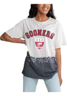 Gameday Couture Oklahoma Sooners Womens White For the Girls Short Sleeve T-Shirt