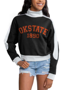 Gameday Couture Oklahoma State Cowboys Womens Orange Make It A Mock Crew Sweatshirt