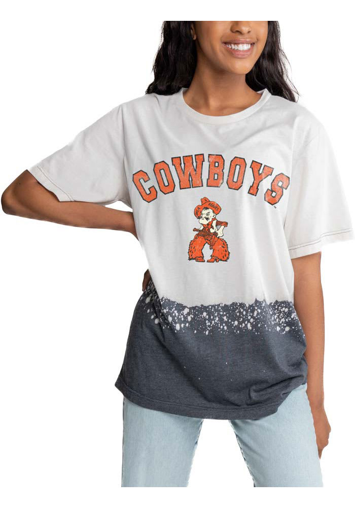 Gameday Couture Oklahoma State Cowboys Womens White For the Girls Short Sleeve T-Shirt