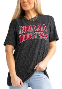 Gameday Couture Indiana Hoosiers Womens Black Fan Favorite Short Sleeve T-Shirt