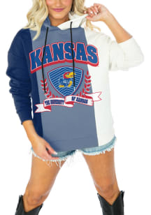 Gameday Couture Kansas Jayhawks Womens Blue Hall of Fame Hooded Sweatshirt
