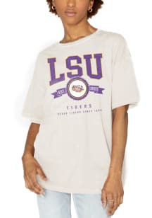 Gameday Couture LSU Tigers Womens White Get Going Short Sleeve T-Shirt