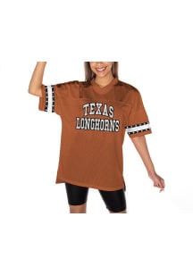 Texas Longhorns Womens Gameday Couture Until Kickoff Rhinestone Fashion Football Jersey - Burnt ..