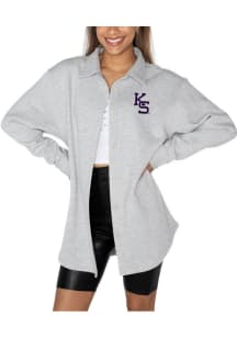 Womens K-State Wildcats Ash Gameday Couture Way to Go Light Weight Jacket