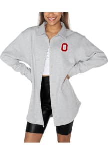 Gameday Couture Ohio State Buckeyes Womens Ash Way to Go Light Weight Jacket