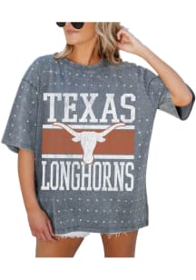 Gameday Couture Texas Longhorns Womens Grey On the Ball Short Sleeve T-Shirt