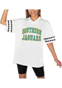 Southern University Jaguars Womens Gameday Couture Until Kickoff Rhinestone Fashion Football Jerse..