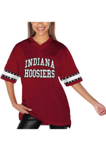 Womens Indiana Hoosiers Crimson Gameday Couture Until Kickoff Rhinestone Jersey Fashion Football