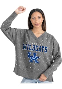 Gameday Couture Kentucky Wildcats Womens Grey Most Wanted Crew Sweatshirt
