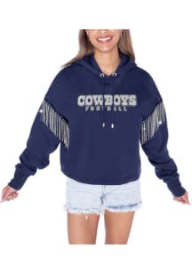 Dallas Cowboys Womens Navy Blue Big Ambitions Hooded Sweatshirt