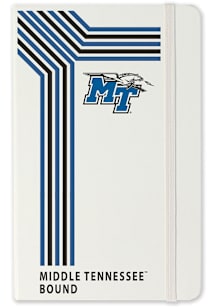 Middle Tennessee Blue Raiders School Bound team logo Notebook and Folder - White