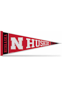 Nebraska Cornhuskers Rally Standard 12x30 Pennant - Gold