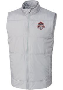 Cutter and Buck Toronto FC Mens Grey Stealth Sleeveless Jacket